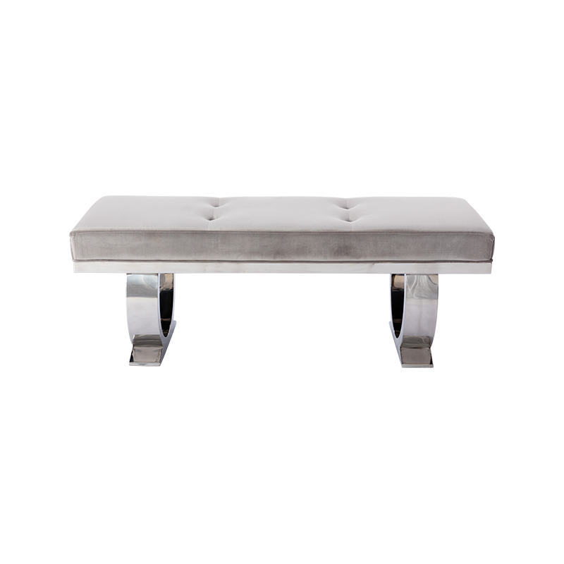 RXC2050 Vivace York Bench Sofa With Chrome Legs