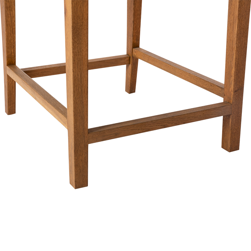 RXC013 High Back Wooden Leg Leonard Bar Stool