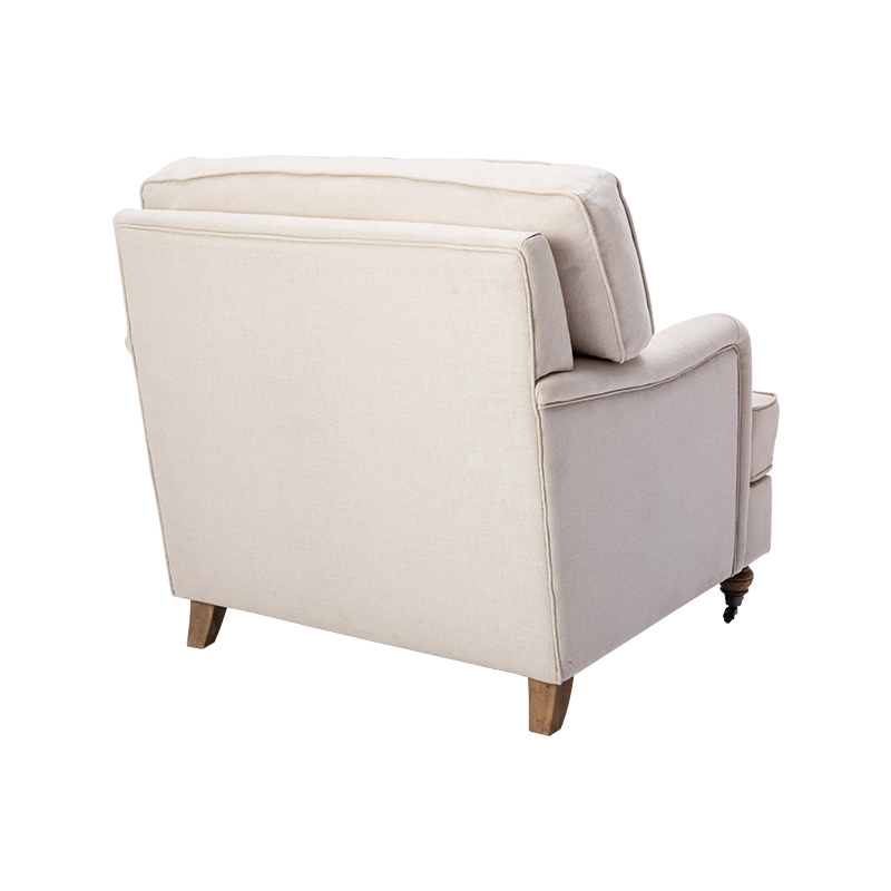 RXC001 Jamestown Arm Chairs Linen Single Sofa Chair