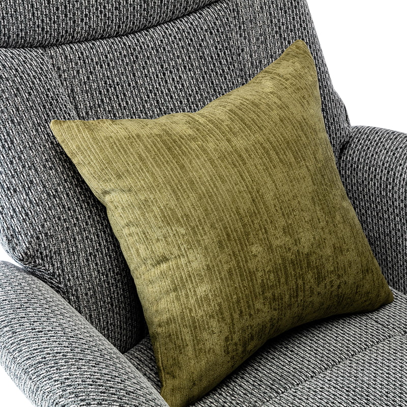Chenille Texture Semi Plain Textured Fabric Tempo Cushion